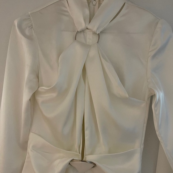 Dress satin sexy white - Picture 2 of 2